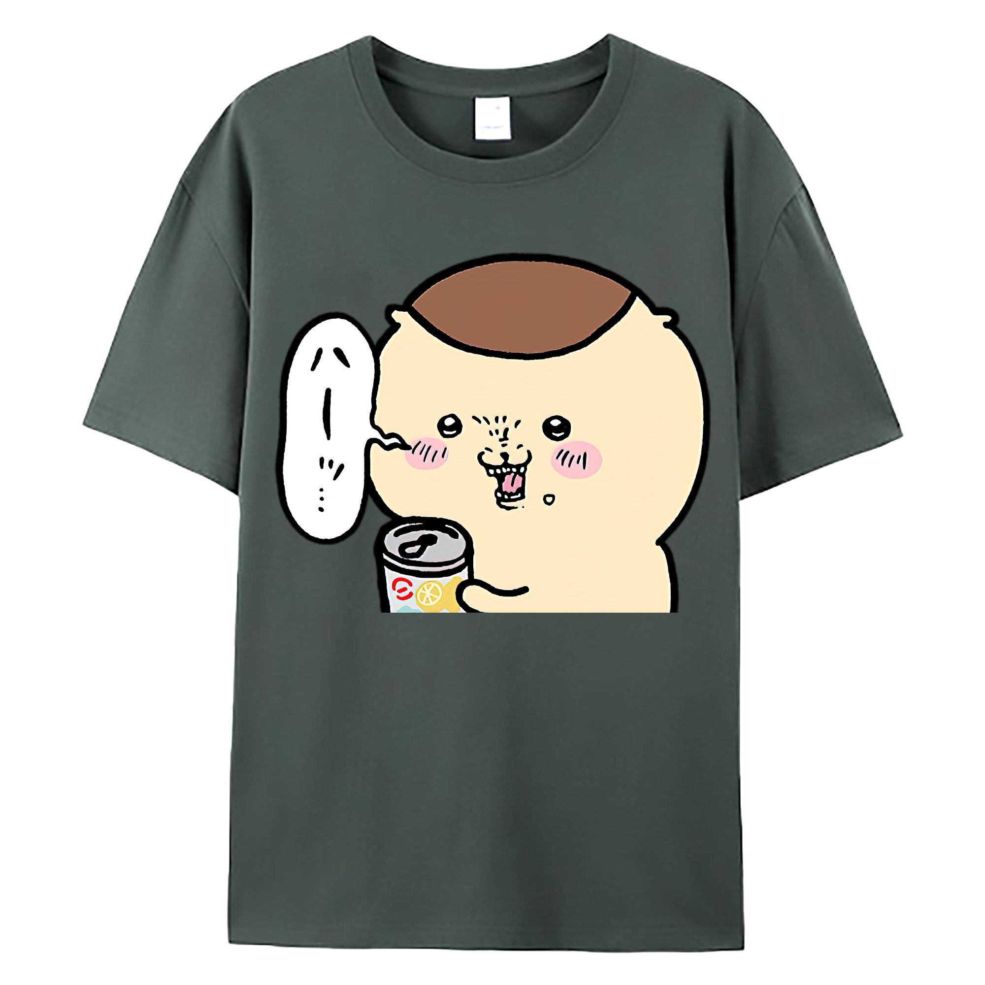 （画像用） ちいかわ くりまんじゅう Chii-kawa kuri manjū 綿100％ メンズ半袖Tシャツ｜肌触りやわらか＆通気性